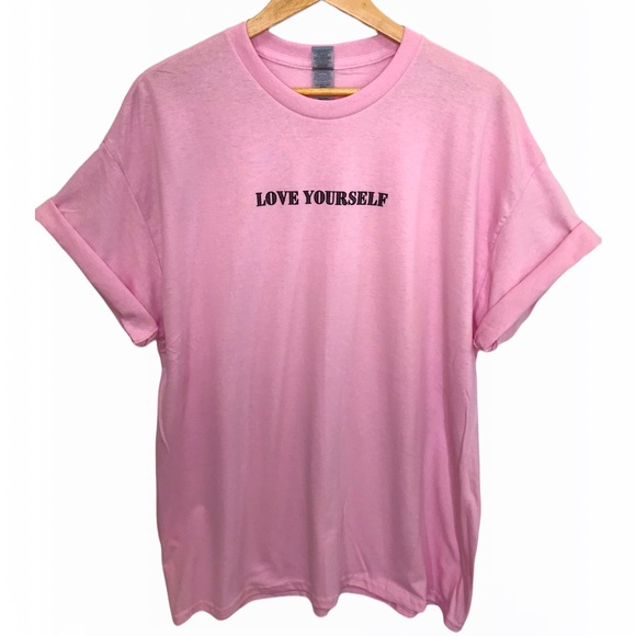 Pilar Boutique Tops - LOVE YOURSELF Unisex Adult 100% Cotton T-Shirts - Various